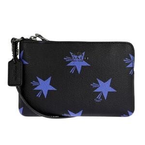 Coach Star Canyon Wristlet | Black Blue Gunmetal Collectible | Y2K Mini Bag NWOT